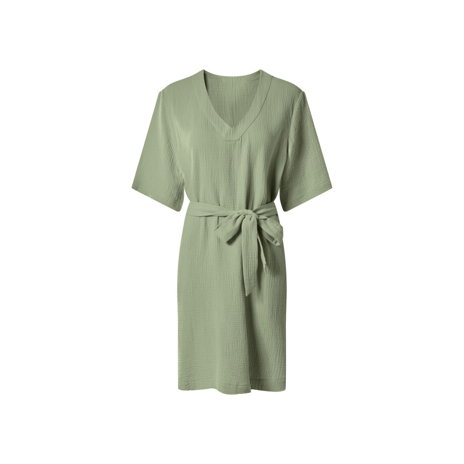 ESMARA Mousseline dames jurk (Groen, XS (32/34)) ESMARA Mousseline dames jurk (Groen, XS (32/34)) afbeelding 1