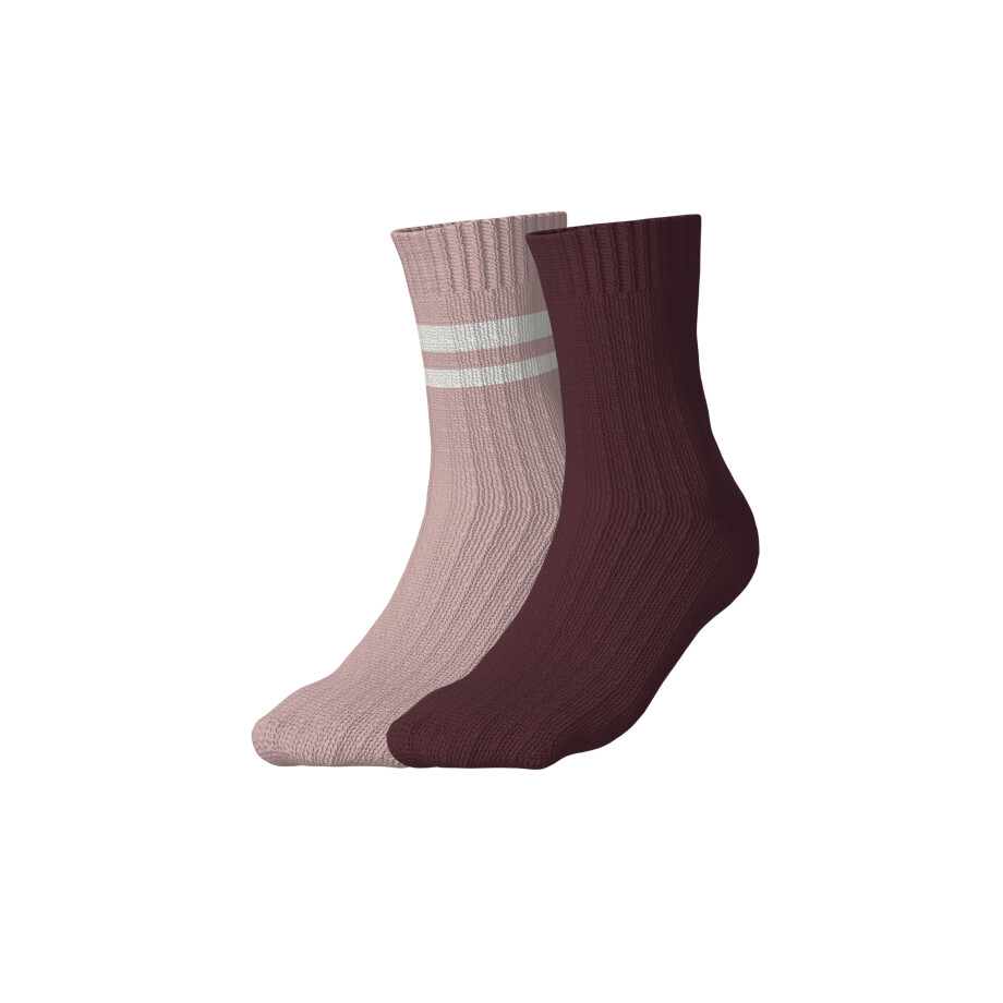 ESMARA KIDS Kindersokken, thermosokken, 2 paar (Donkerroze/roze, 35-38) ESMARA KIDS Kindersokken, thermosokken, 2 paar (Donkerroze/roze, 35-38) afbeelding 1