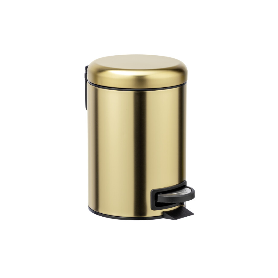 Wenko Prullenbak Leman 3 L (Goud) Wenko Prullenbak Leman 3 L (Goud) afbeelding 1