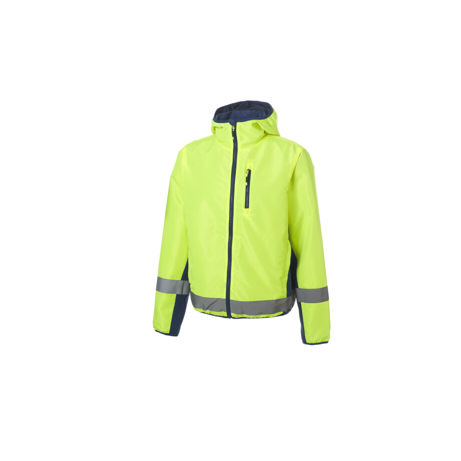 CRIVIT Heren reversible jas (Geel/blauw, M) afbeelding 1