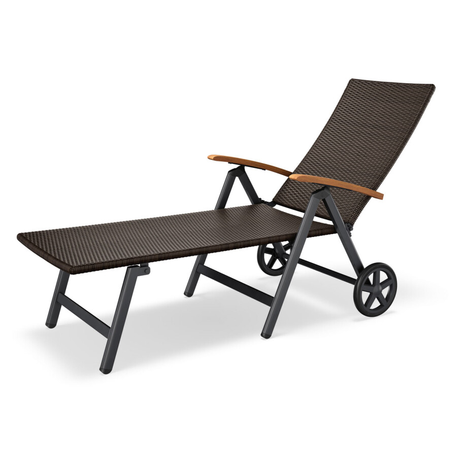 LIVARNO home Ligbed Valencia bruin LIVARNO home Ligbed Valencia bruin afbeelding 1