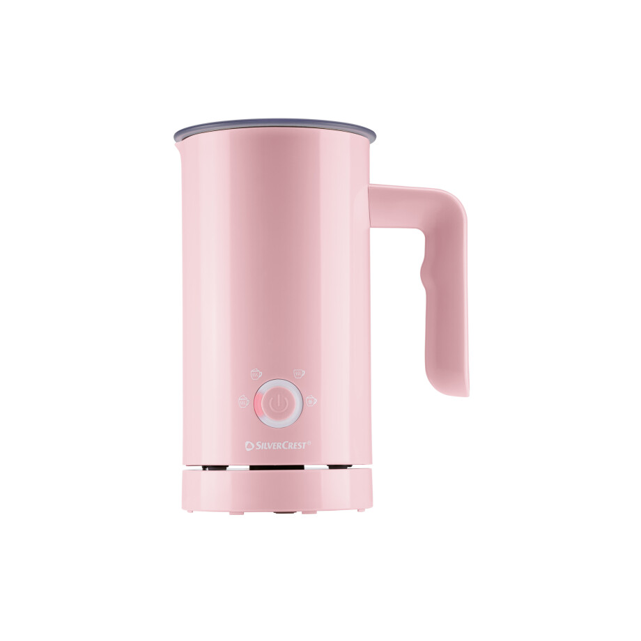 SILVERCREST Melkopschuimer, 500 W (Roze) afbeelding 1
