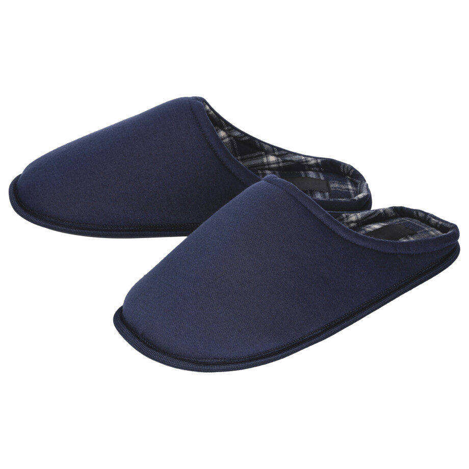 esmara Heren pantoffels (Marineblauw, 44/45) afbeelding 1