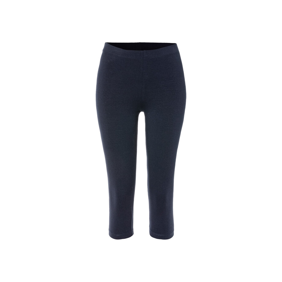 esmara Dames capri-legging (Marineblauw, XS (32/34)) afbeelding 1