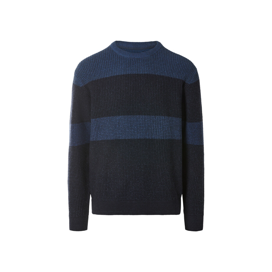 ESMARA MEN Heren gebreide trui (Marineblauw, XXL) afbeelding 1