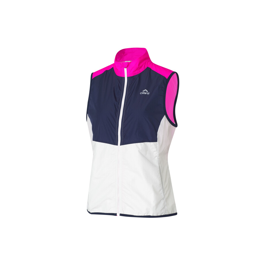 CRIVIT Dames bodywarmer (Donkerblauw/roze, S (36/38)) afbeelding 1