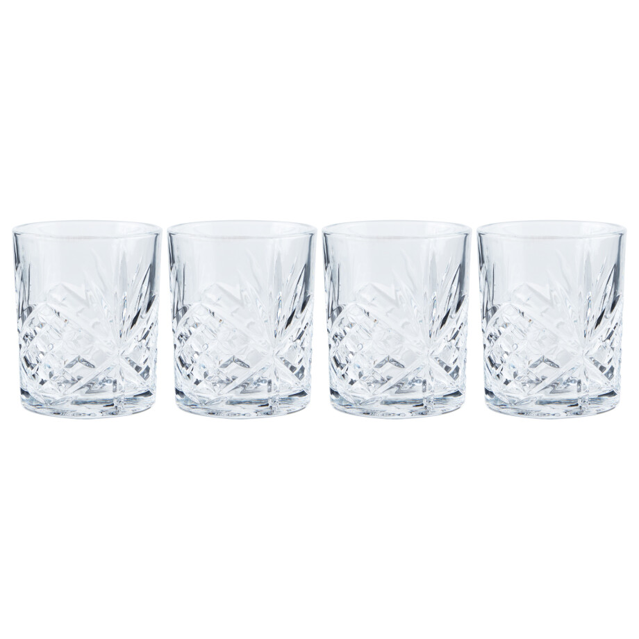 LIVARNO home Kristallen glazenset 4-delig (Whiskeyglas) afbeelding 