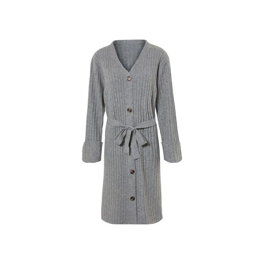 esmara Gebreid dames vest (L (44/46), Grijs) afbeelding 1