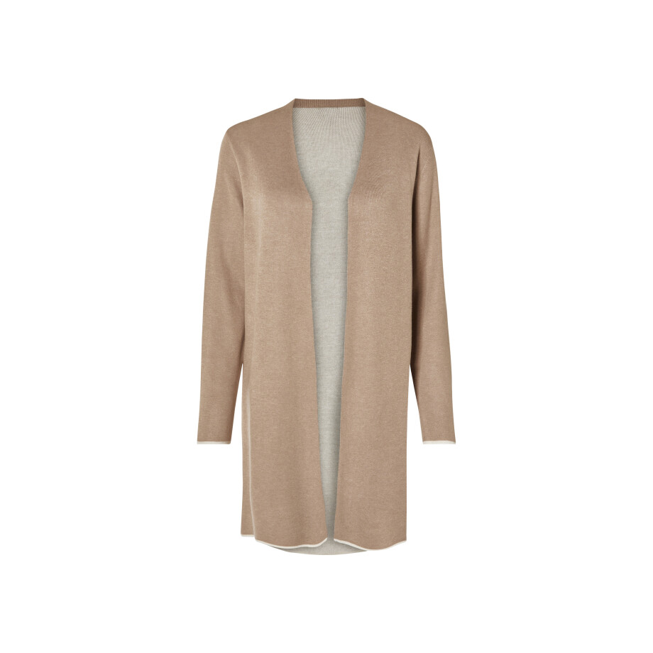 esmara Gebreid dames vest (Beige, L (44/46)) afbeelding 1