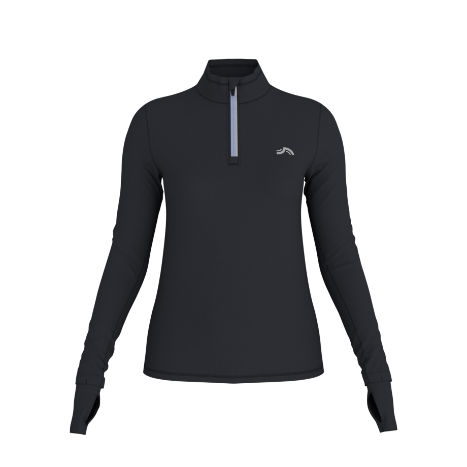 CRIVIT Dames thermo sportshirt (Zwart, XS (32/34)) afbeelding 1