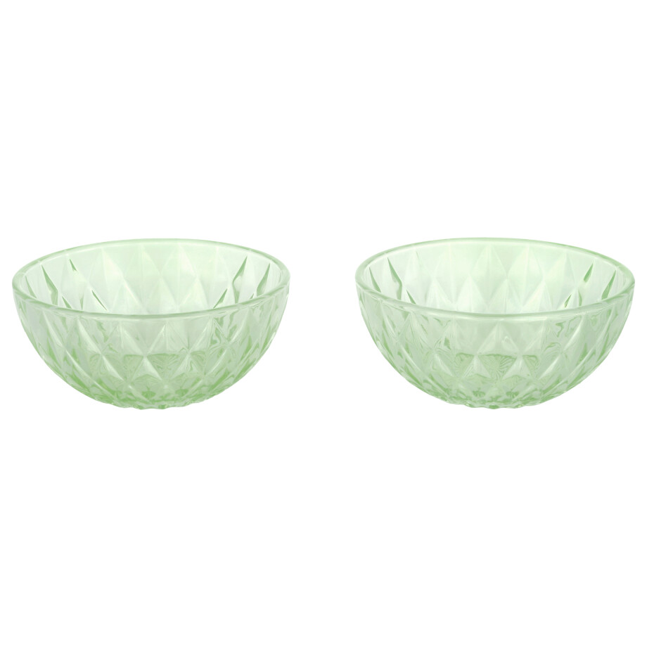 SILVERCREST Set van 2 glazen ijscoupes of schaaltjes (Schaal/mint) SILVERCREST Set van 2 glazen ijscoupes of schaaltjes (Schaal/mint) afbeelding 1