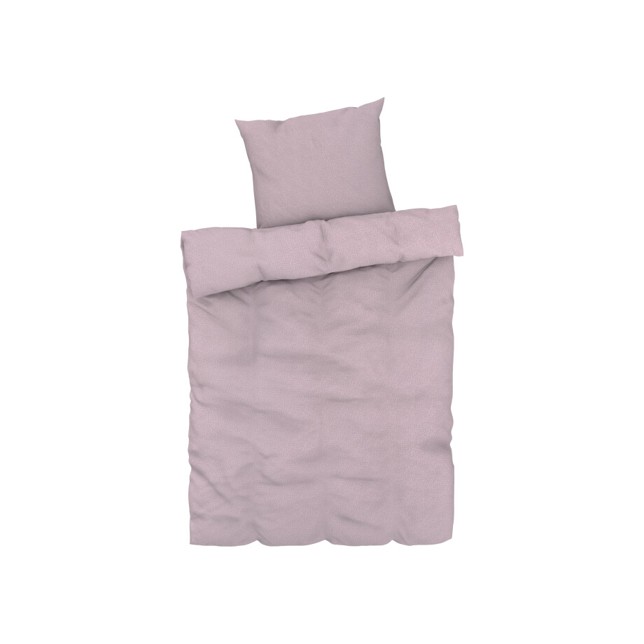 LIVARNO home Dekbedovertrek 140 x 200 cm (Stippen/roze) afbeelding 1