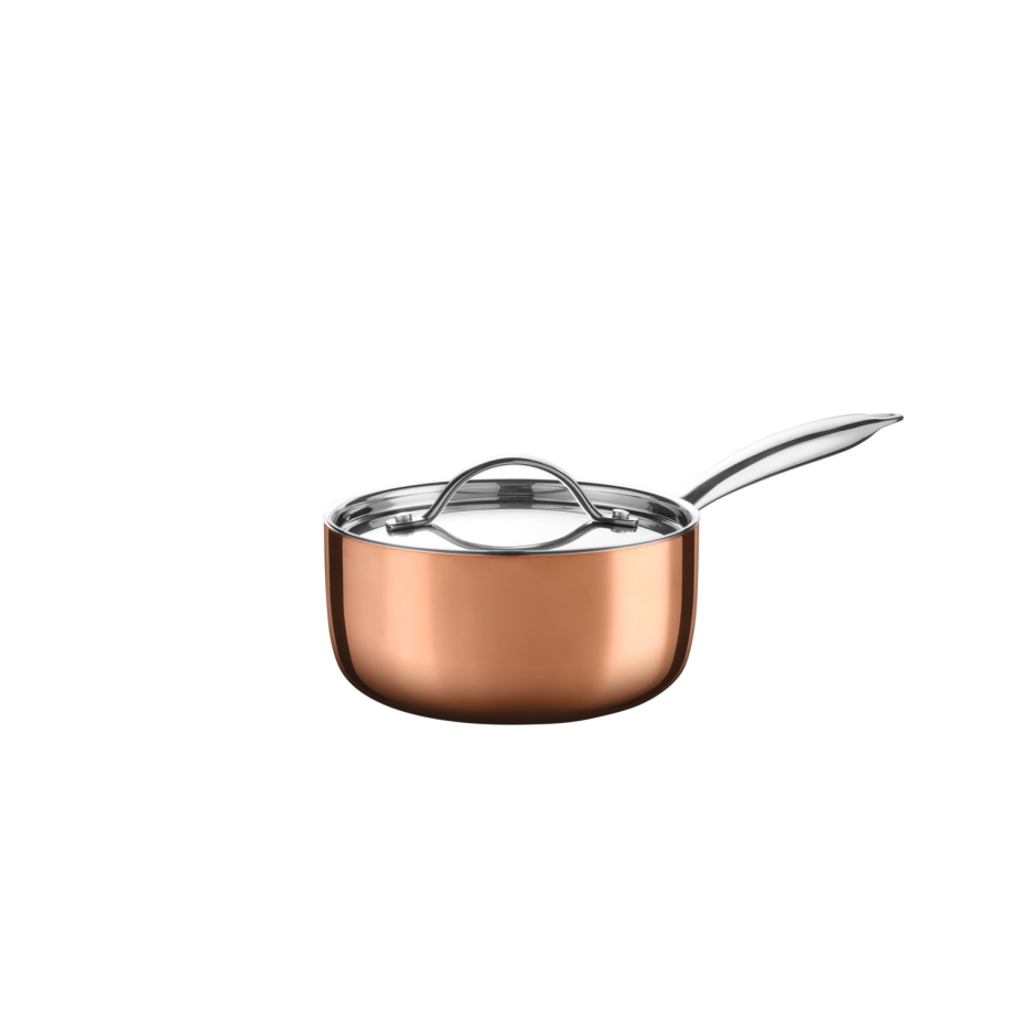SILVERCREST RVS steelpan met koperlaag, Ø16 cm SILVERCREST RVS steelpan met koperlaag, Ø16 cm afbeelding 1