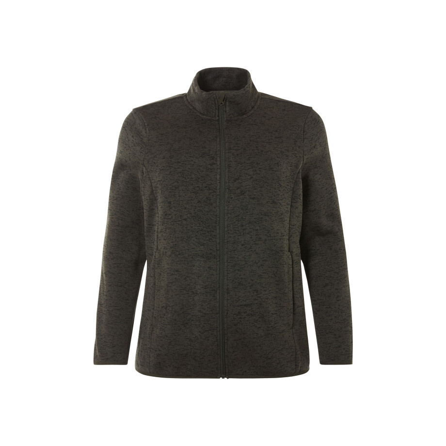 esmara Dames fleecevest (Kaki, 2XL(52/54)) afbeelding 1