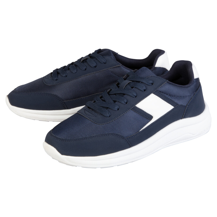 LIVERGY Heren sneakers (Marineblauw, 44) afbeelding 1