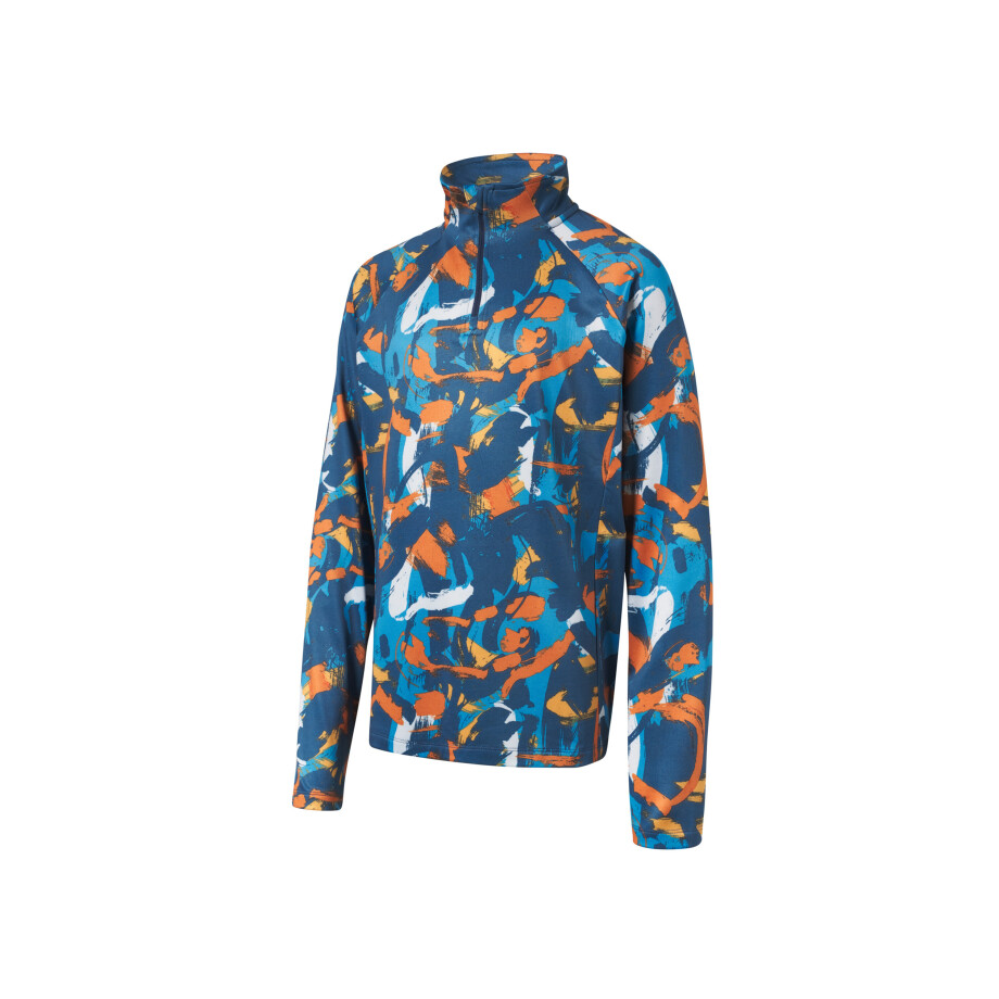 CRIVIT Kinder thermoshirt (Blauw/oranje/wit, 146/152) CRIVIT Kinder thermoshirt (Blauw/oranje/wit, 146/152) afbeelding 1