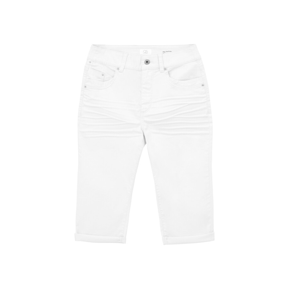 QS by s.Oliver Dames capribroek (38, Wit) QS by s.Oliver Dames capribroek (38, Wit) afbeelding 1