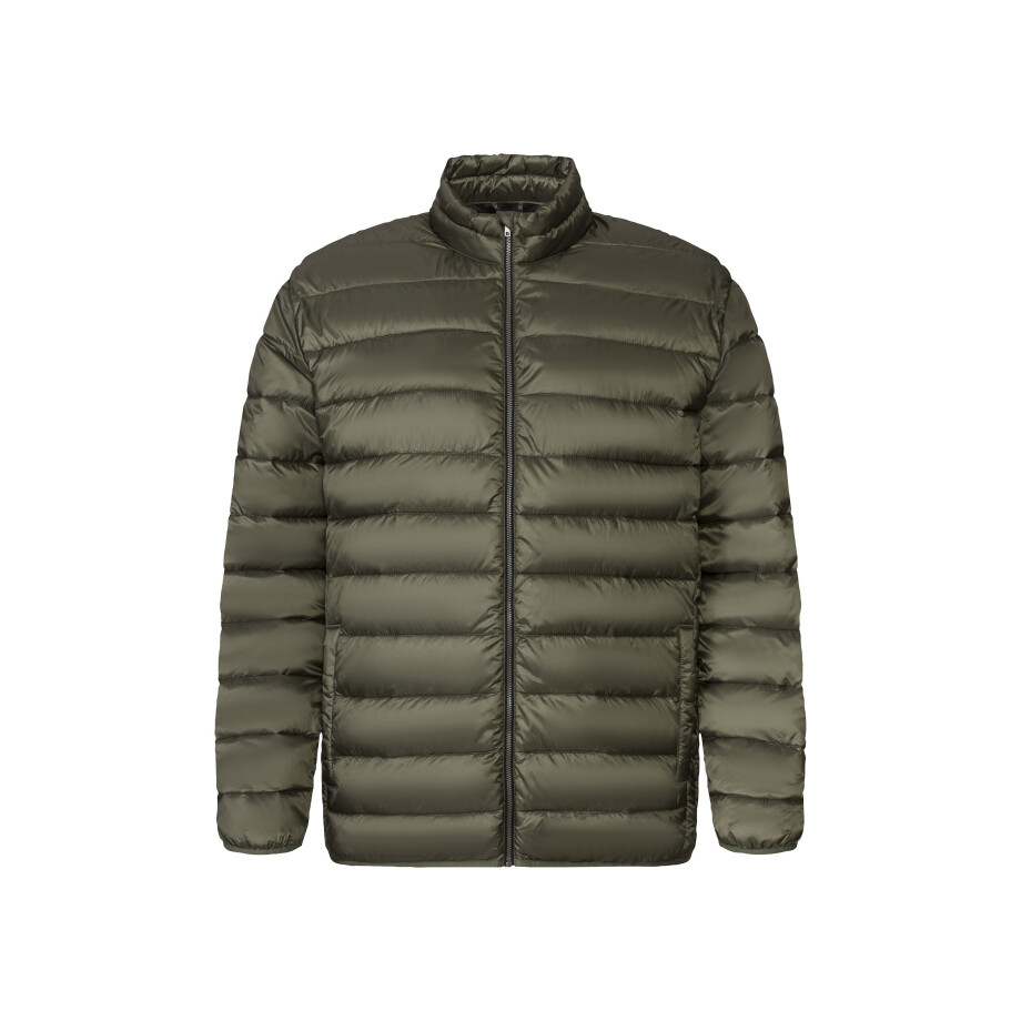 LIVERGY Heren lichtgewicht jas, ultralicht en warm. (Olijfgroen, XXl) afbeelding 1