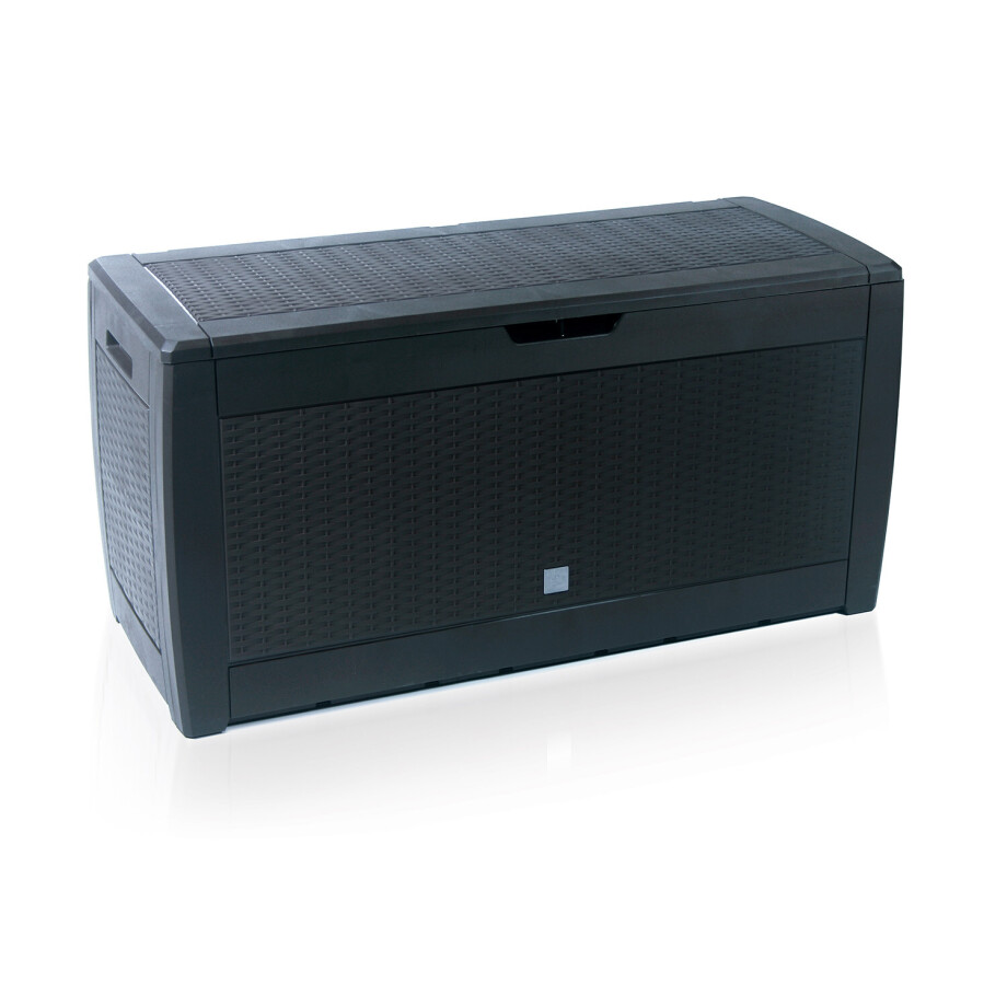 Prosperplast Opbergbox tuin 310 L (Rotan, Antraciet, 1,19 x 0,6 x 0,48 m) afbeelding 1