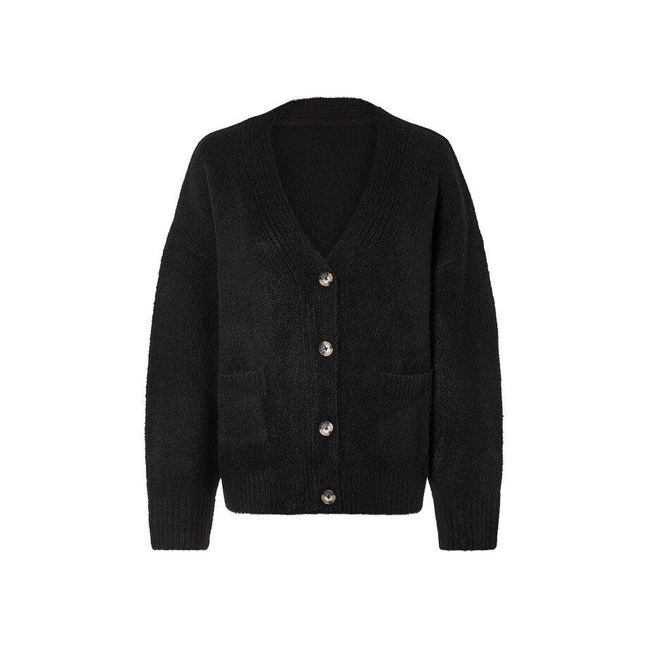 esmara Dames oversized vest (Zwart, L (44/46)) esmara Dames oversized vest (Zwart, L (44/46)) afbeelding 1