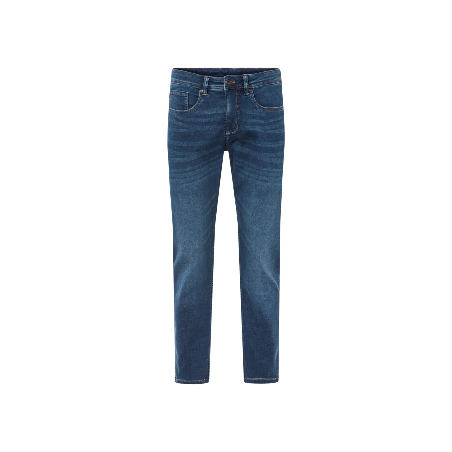 LIVERGY Heren sweatjeans - Slim fit (Blauw, 52 (36/32)) afbeelding 1
