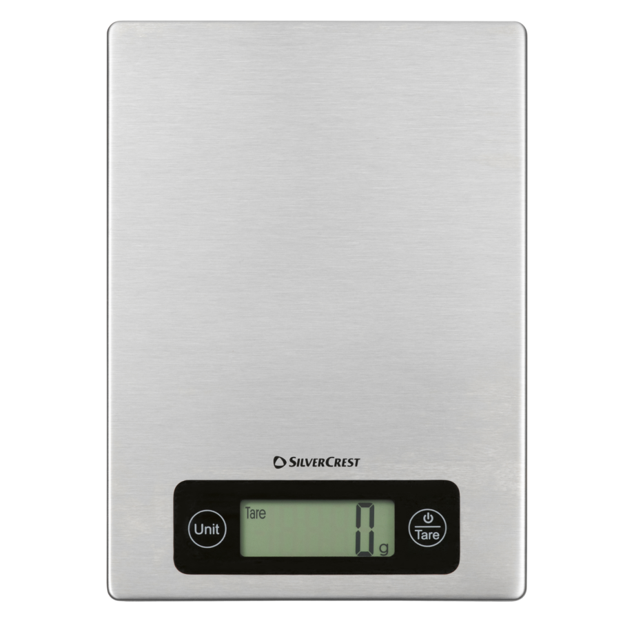 SILVERCREST Keukenweegschaal 5 kg (Zilver) SILVERCREST Keukenweegschaal 5 kg (Zilver) afbeelding 1