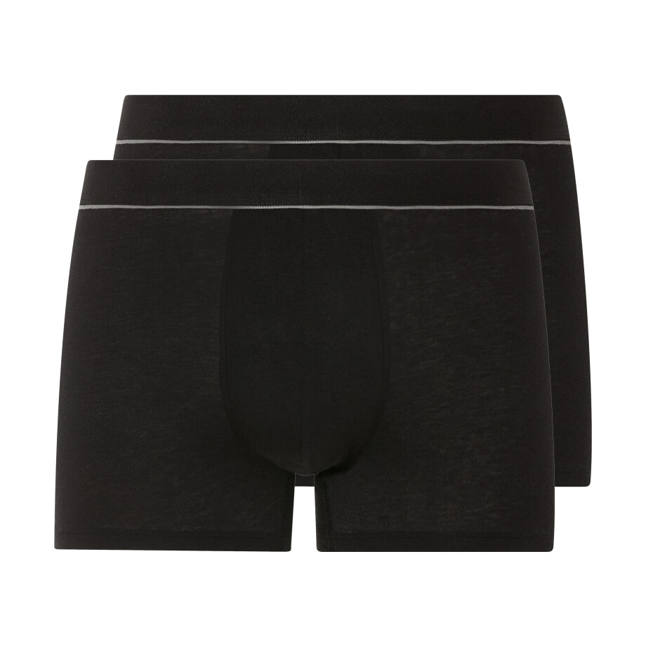 LIVERGY 2 heren boxers (Zwart, M) afbeelding 1