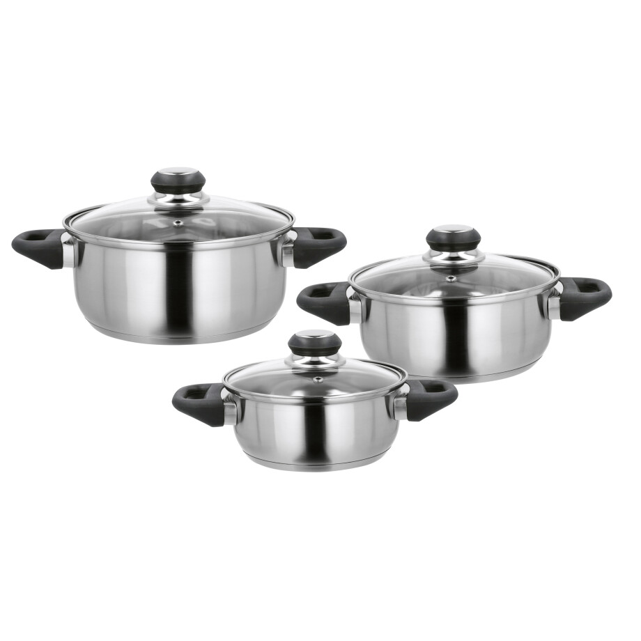 SILVERCREST RVS pannenset, 6-delig afbeelding 1