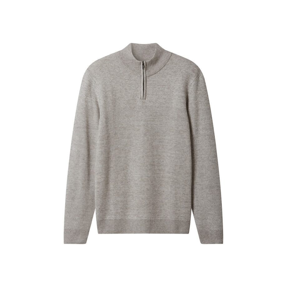 esmara Men Gebreide heren trui (Taupe, XXL) afbeelding 1