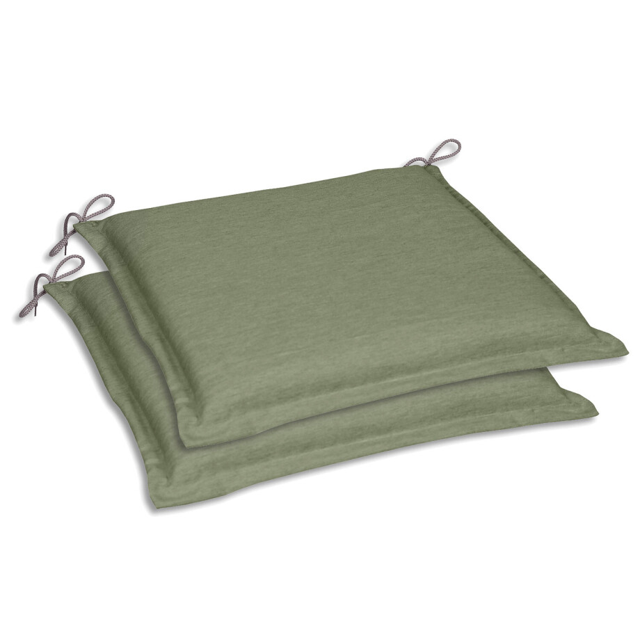 GO-DE Textil Tuinkussen (Set van 2 kussens, Lichtgroen) afbeelding 1