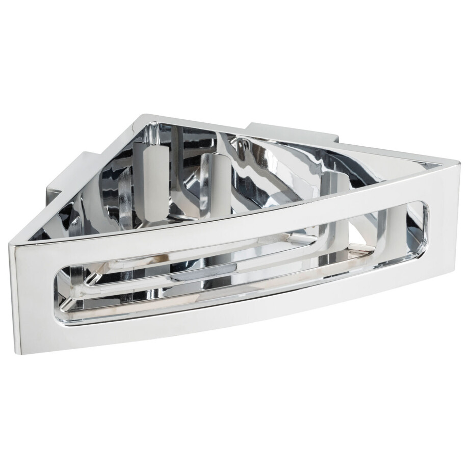 Wenko Static-Loc doucherekje Bralia (Hoekplank, Chroom) Wenko Static-Loc doucherekje Bralia (Hoekplank, Chroom) afbeelding 1