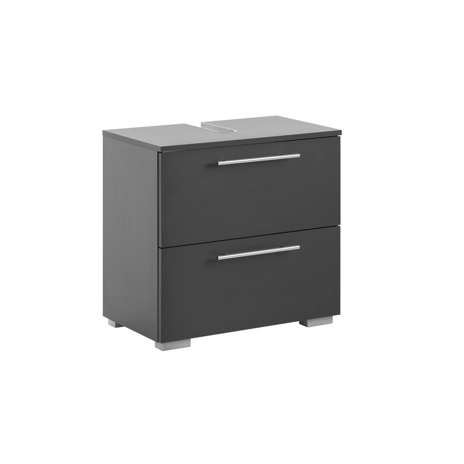 Schildmeyer Onderkast wastafel Carlos (Breedte 60 cm, Antraciet) afbeelding 1
