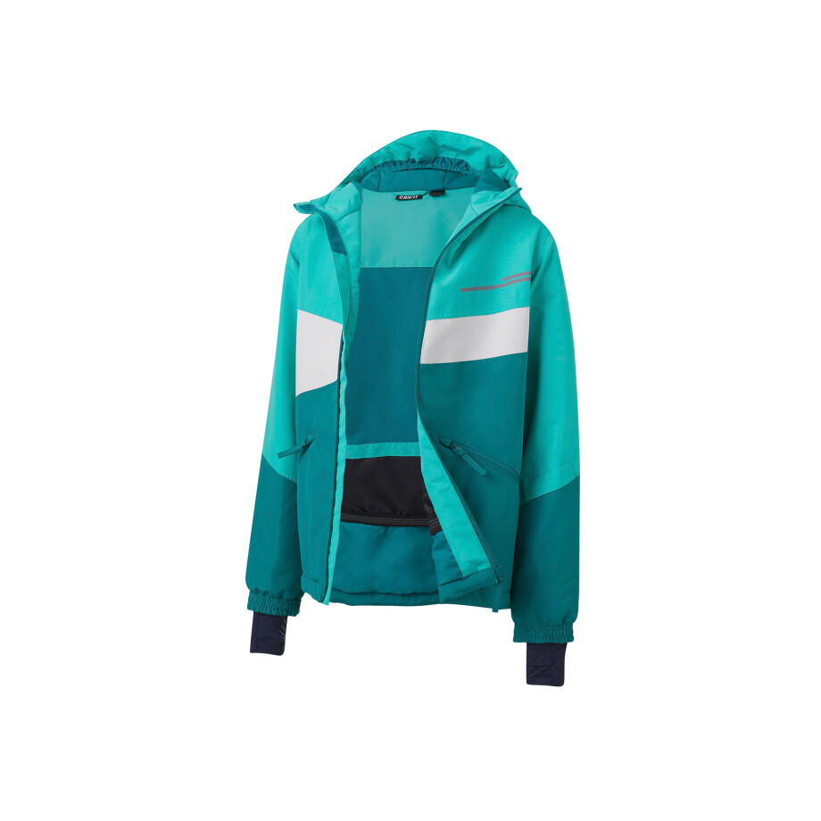 CRIVIT Kinder ski-jas (134/140, Turquoise/groen) afbeelding 1