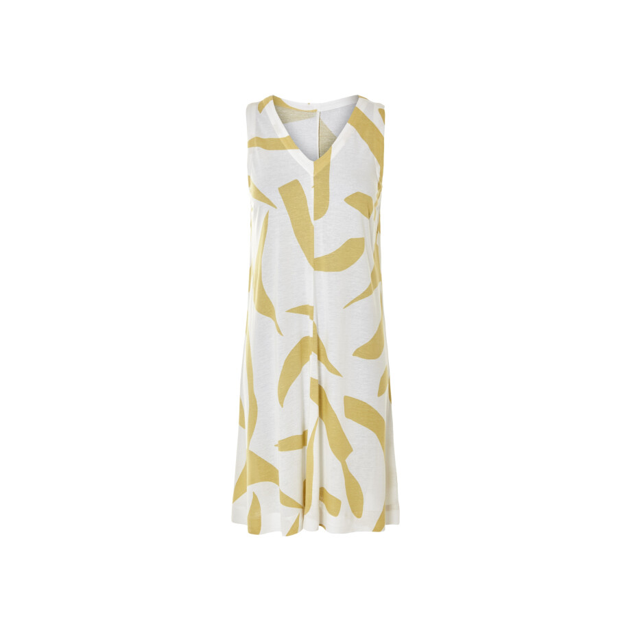 esmara Dames jurk van linnenmix (patroon/wit, XS (32/34)) afbeelding 1