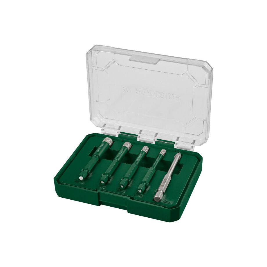 PARKSIDE Diamant tegelboorset, 5-delig (Zeskant) afbeelding 