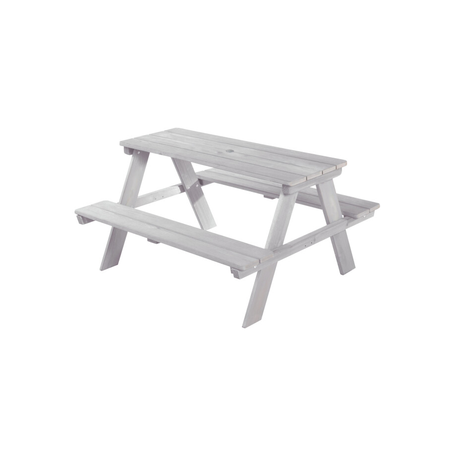roba Kinder picknicktafel (Zonder speelbakken, Grijs) afbeelding 1