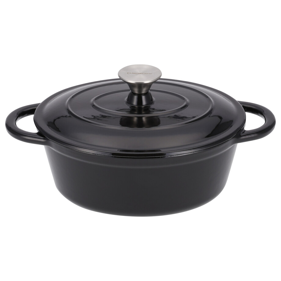 SILVERCREST Gietijzeren pan 25 cm 3 L (Zwart) afbeelding 1