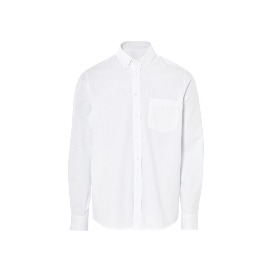 LIVERGY Heren overhemd (Wit, XL) LIVERGY Heren overhemd (Wit, XL) afbeelding 1