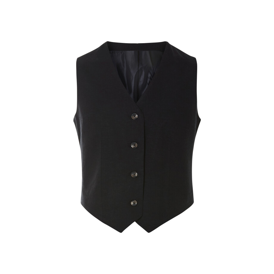 esmara Dames gilet (Zwart, 40) afbeelding 1