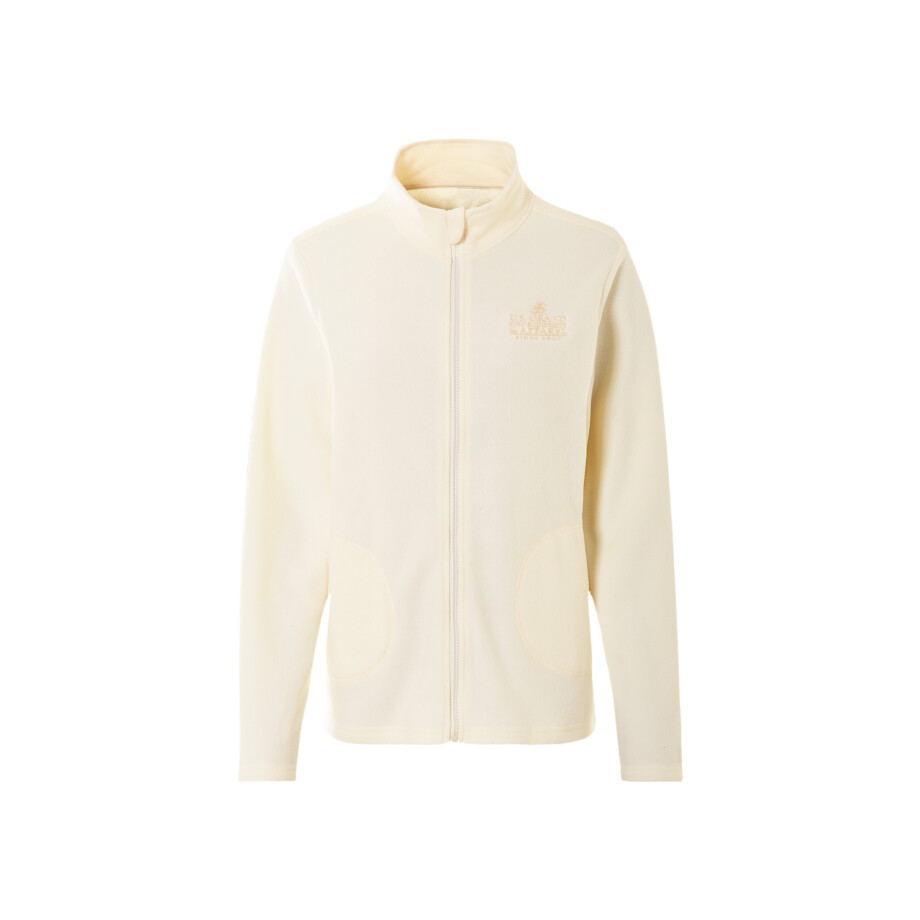 esmara Dames fleece vest (Crème, XS (32/34)) afbeelding 1