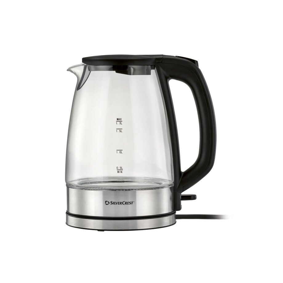 SILVERCREST Glazen waterkoker 1,7 L afbeelding 