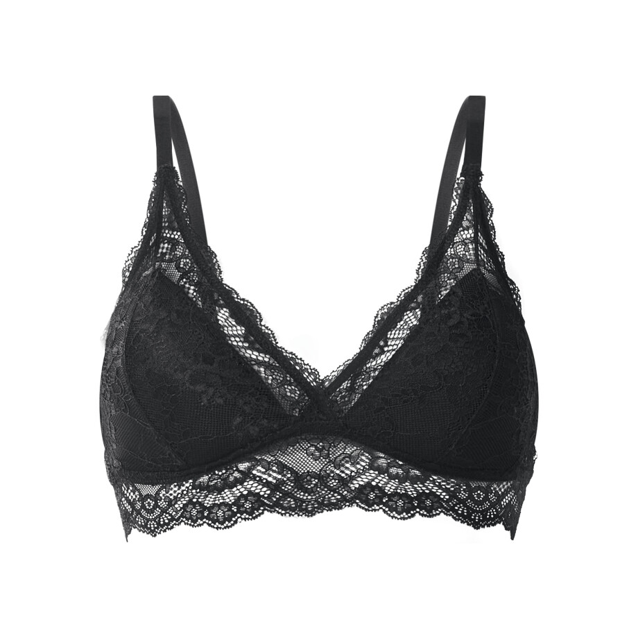 esmara Dames bustier met kant (Zwart, M (40/42)) esmara Dames bustier met kant (Zwart, M (40/42)) afbeelding 1
