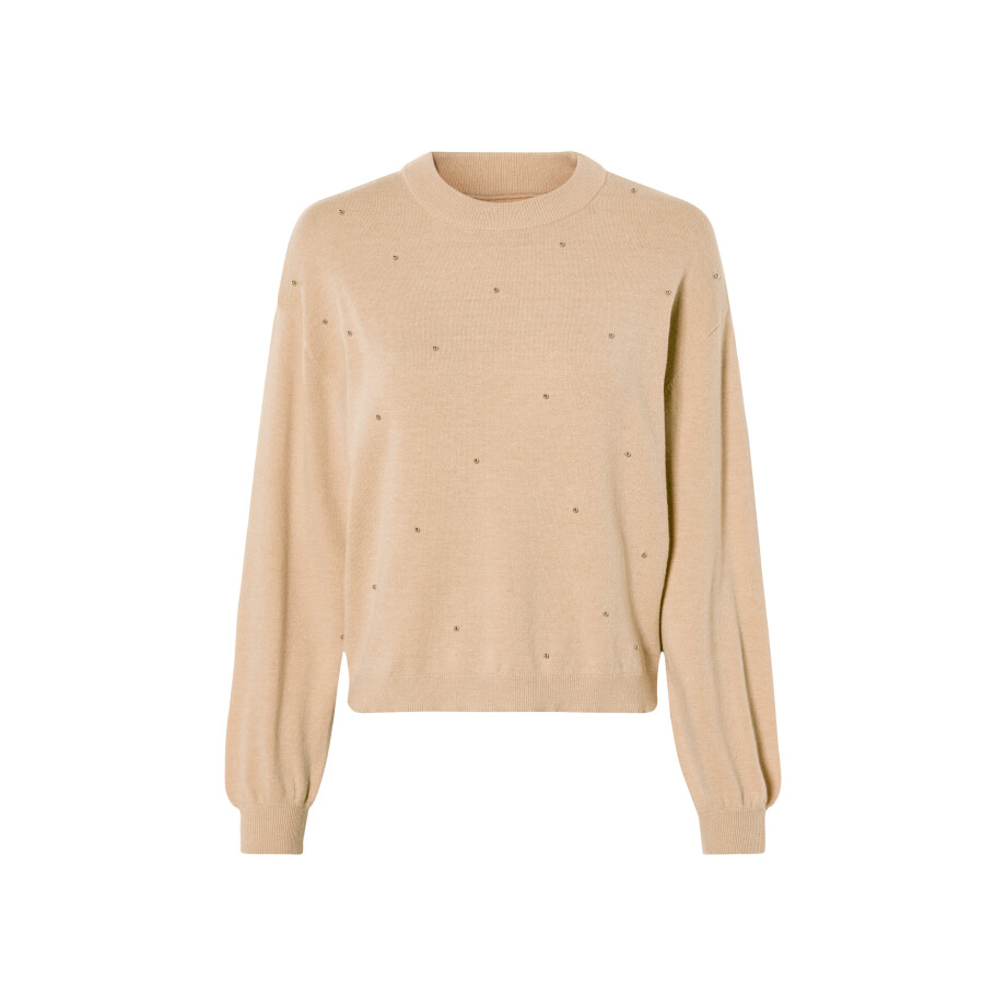 esmara Gebreide dames trui (Beige, XS (32/34)) afbeelding 1