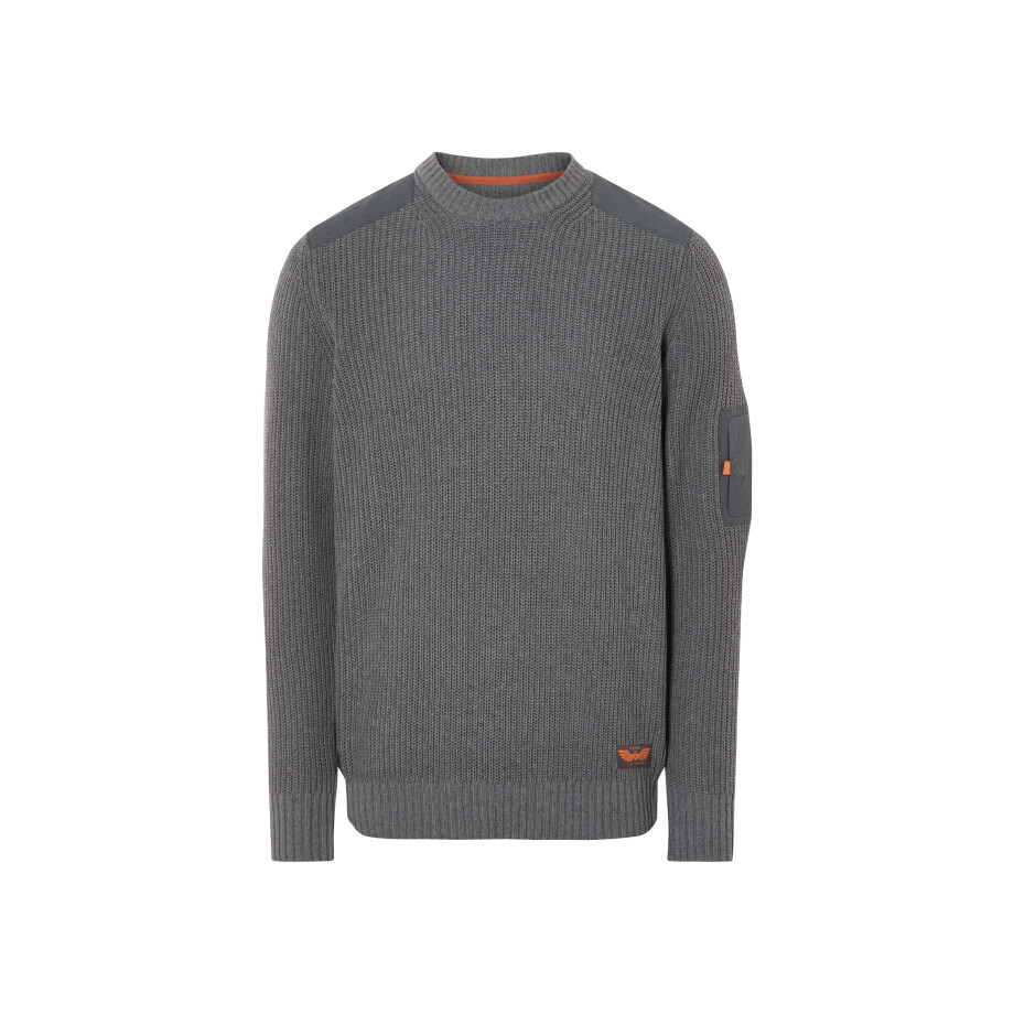 LIVERGY Heren trui (Grijs, M) afbeelding 1