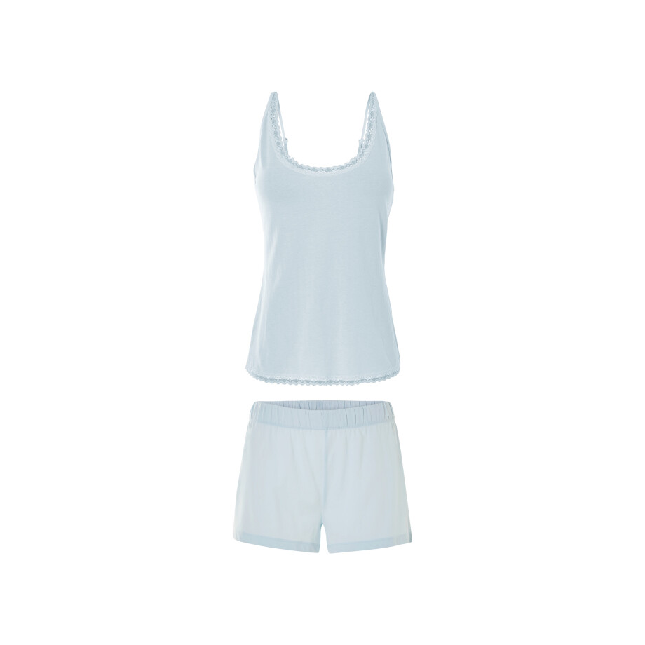 esmara Korte dames pyjama (Blauw, XL (48/50)) afbeelding 1