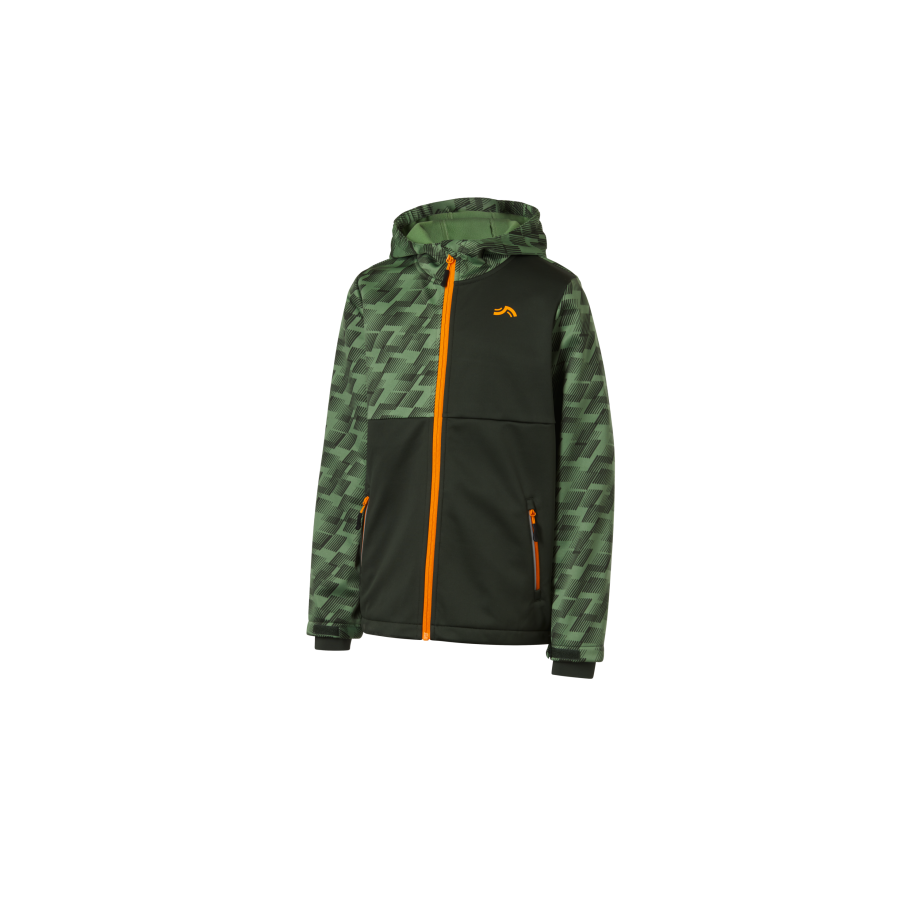 CRIVIT Kinder softshell jas (Groen, 146/152) afbeelding 1