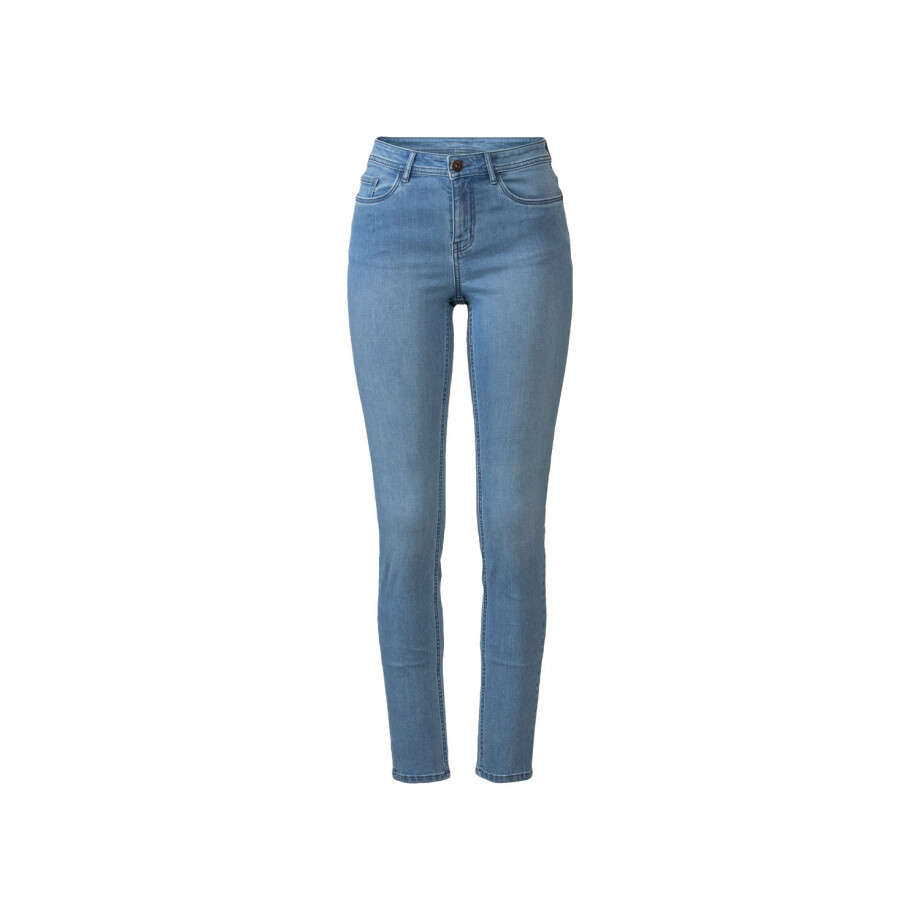 esmara Dames jeans super skinny fit (40, kort, Lichtblauw) afbeelding 1