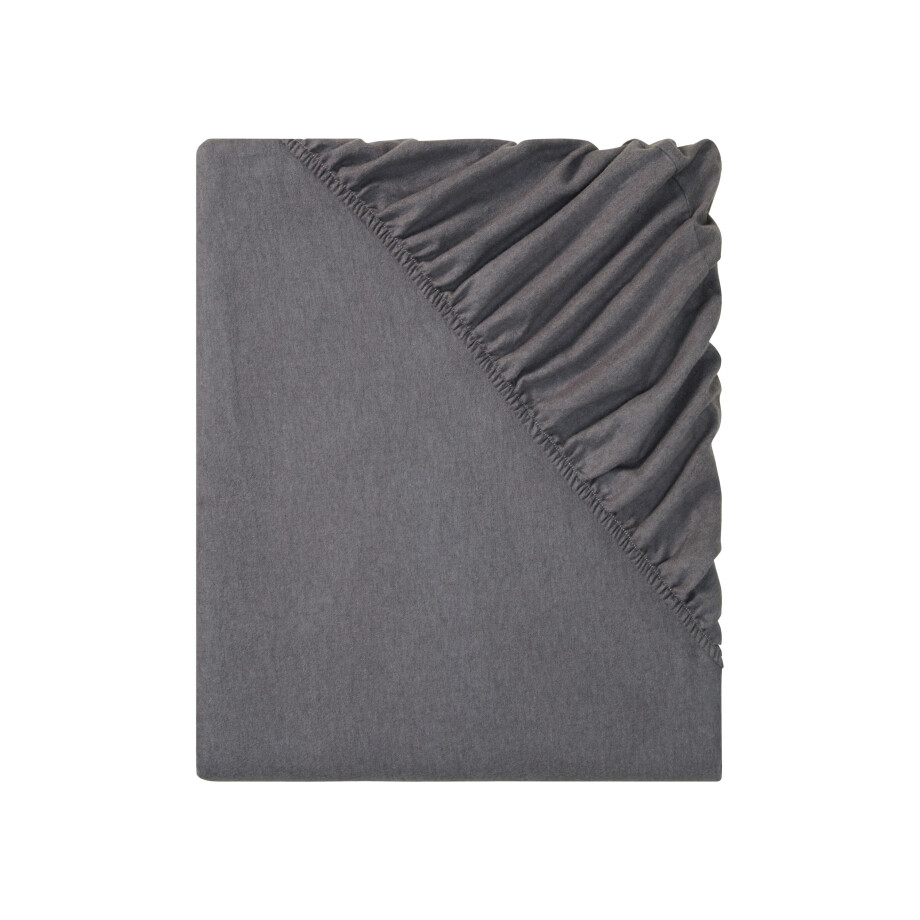 LIVARNO home Fijnflanellen hoeslaken Stretch hoeslaken van fijnflanel . (Donkergrijs) LIVARNO home Fijnflanellen hoeslaken Stretch hoeslaken van fijnflanel . (Donkergrijs) afbeelding 1