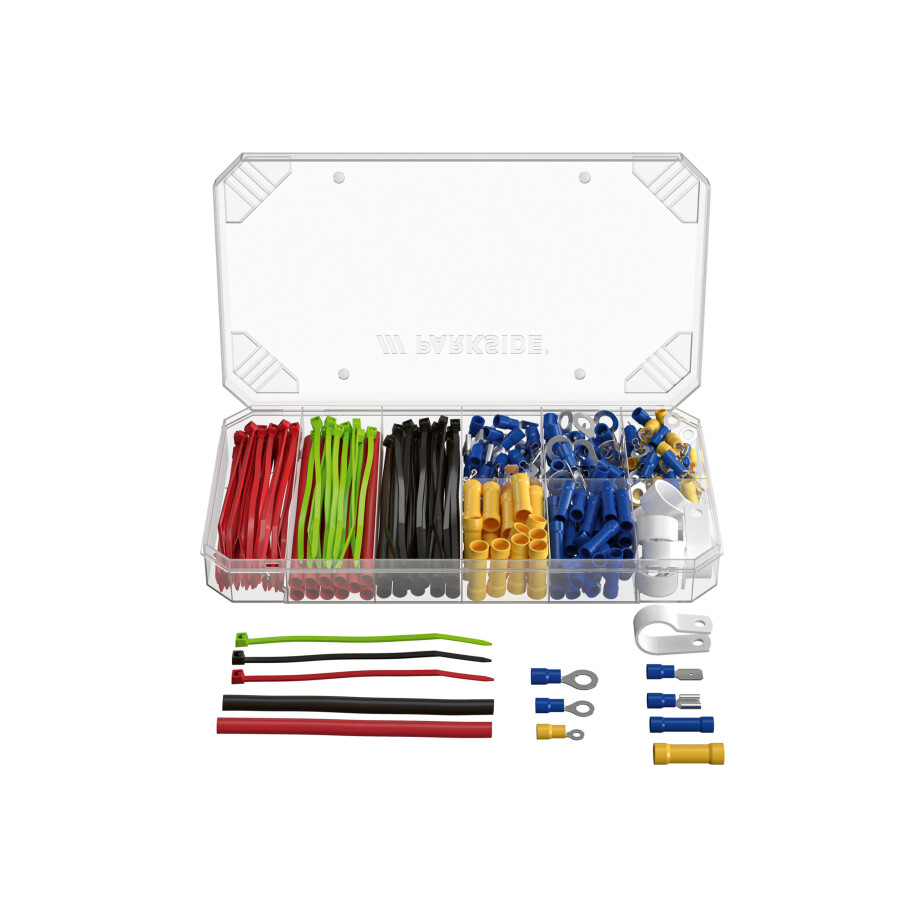 PARKSIDE Laagspanning kleine onderdelen set (Kabelbinder kabelklemmenset) PARKSIDE Laagspanning kleine onderdelen set (Kabelbinder kabelklemmenset) afbeelding 1