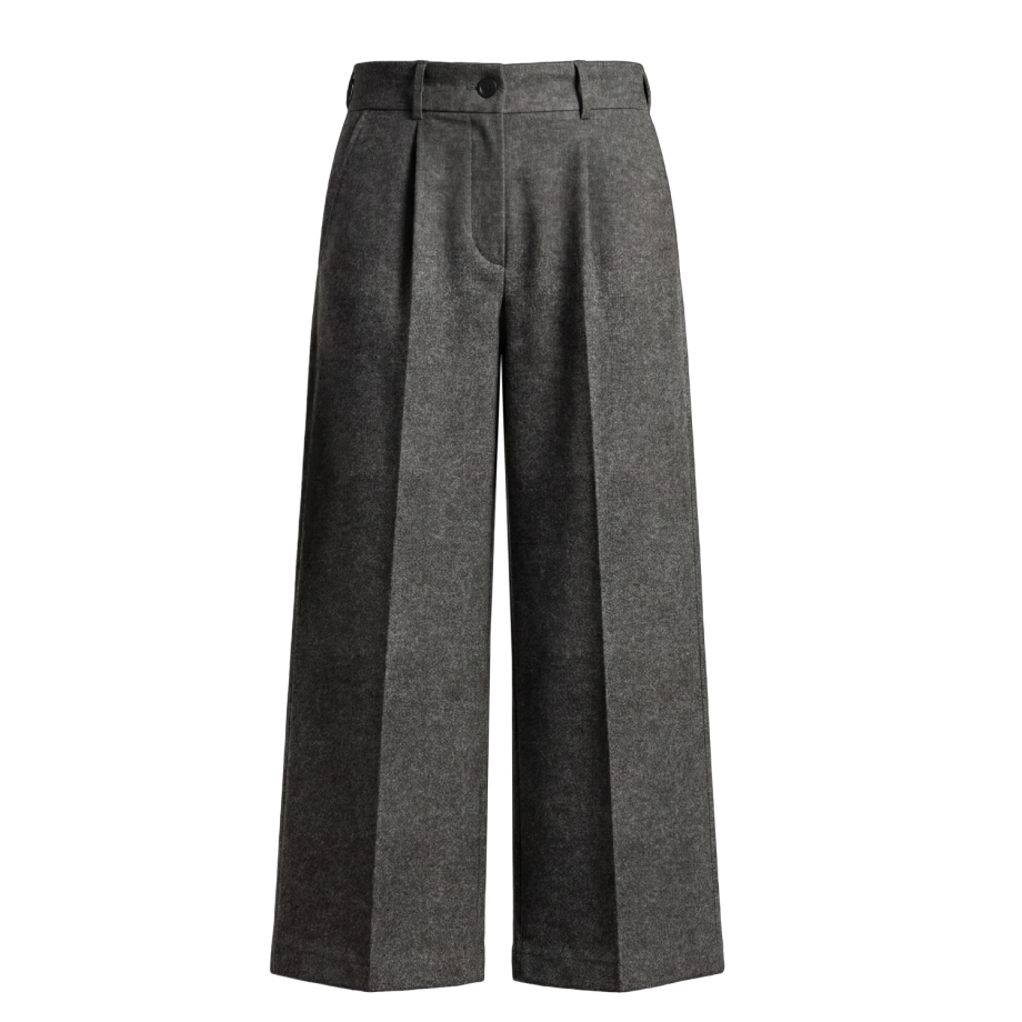 ESMARA Dames broek, wide leg (Grijs, 40) ESMARA Dames broek, wide leg (Grijs, 40) afbeelding 1